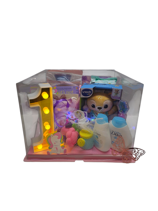 First Birthday Celebration Hamper for Girls